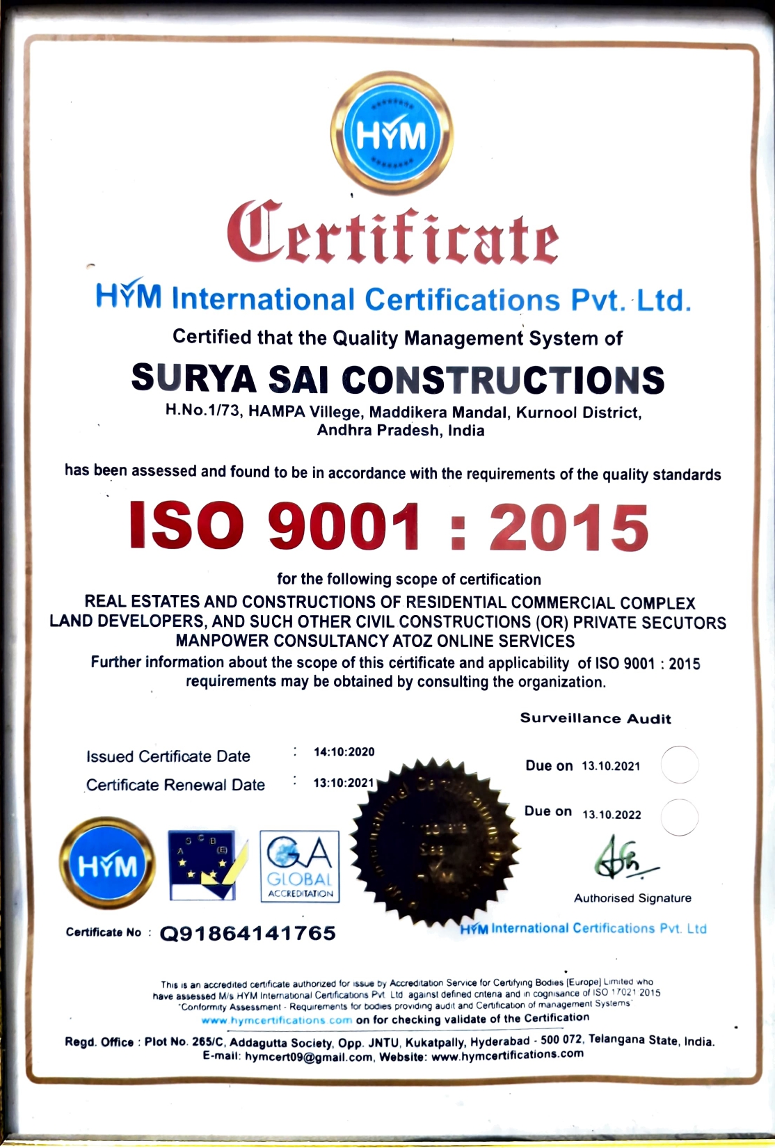 ISO 9001:2015